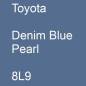 Preview: Toyota, Denim Blue Pearl, 8L9.